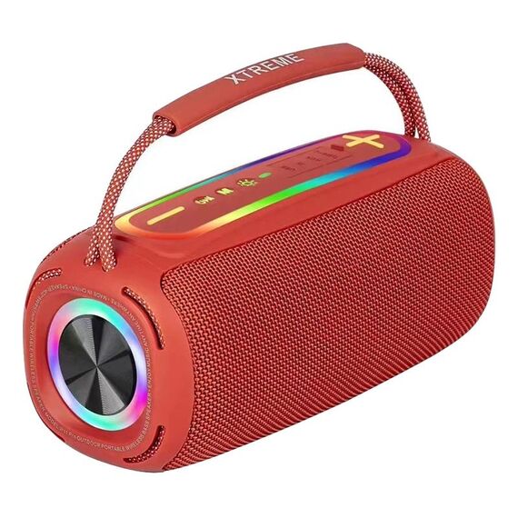 T&G P11 Pro Altoparlante Bluetooth stereo portatile 3D da 20 W con luce colorata RGB (rosso)