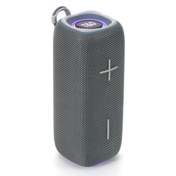 T&G TG654 Altoparlante Bluetooth wireless con subwoofer stereo 3D portatile (grigio)