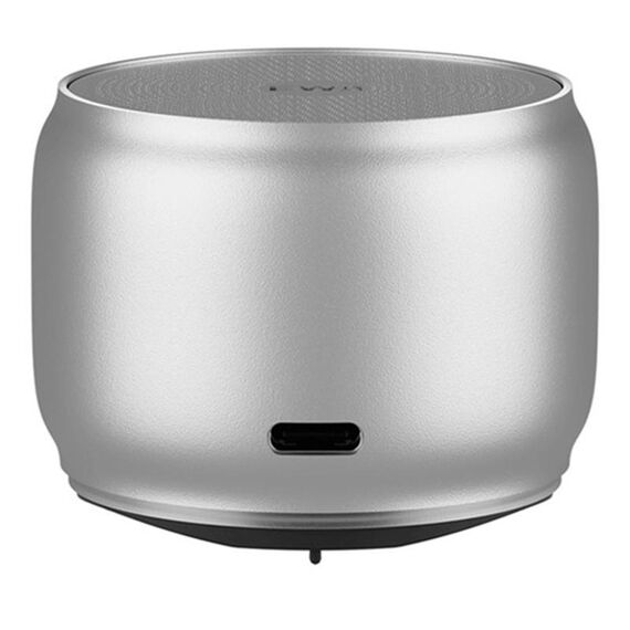 EWA A126 Mini Bluetooth 5.0 Altoparlante con radiatore per bassi in metallo (argento)