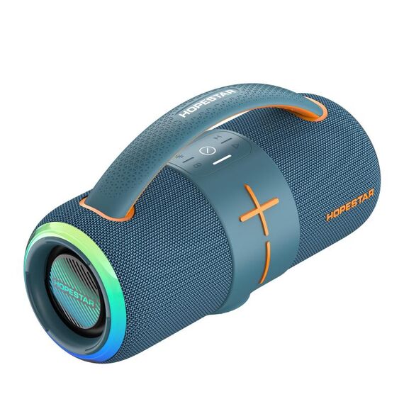 HOPESTAR H68 Altoparlante Bluetooth abbagliante portatile impermeabile da esterno 50W (blu navy)