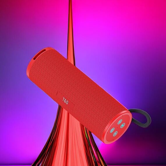 Altoparlanti impermeabili da esterno T&G TG-421 RGB BT (rosso)