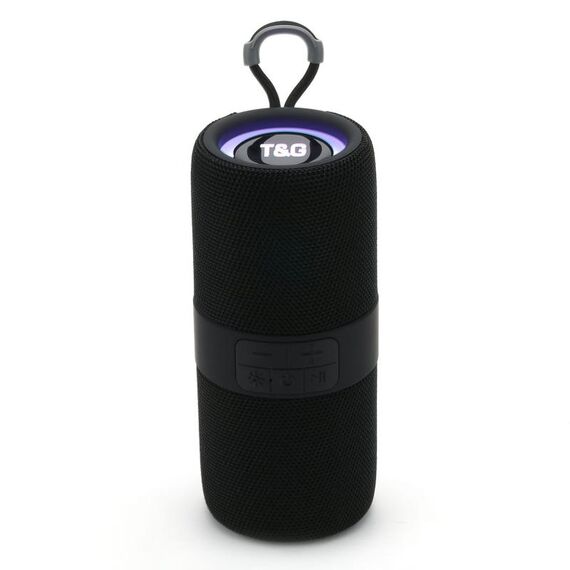 T&G TG-671 Altoparlante subwoofer stereo 3D wireless portatile con FM/USB/LED (nero)