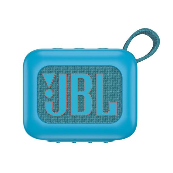 Custodia protettiva in silicone per altoparlante Bluetooth wireless JBL Go 4 (blu)