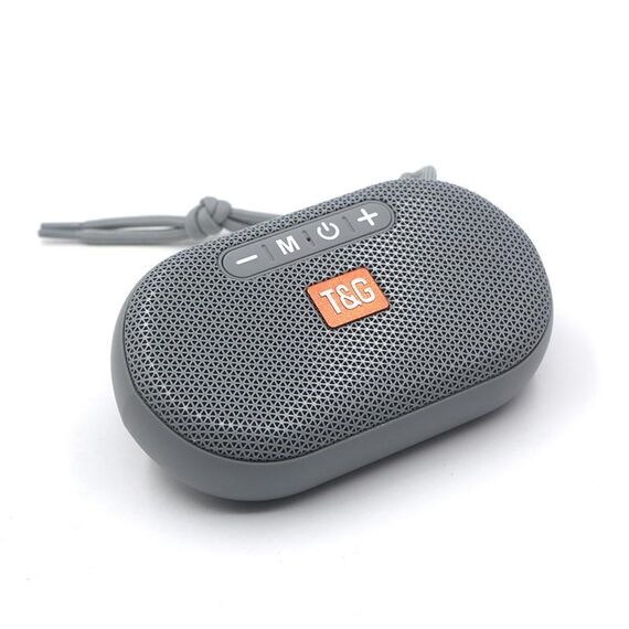 T&G TG441 TWS Mini Plug-in Card Altoparlante Bluetooth wireless portatile (grigio)