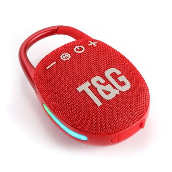 T&G TG447 Mini altoparlante portatile Bluetooth per sport all'aria aperta (rosso)