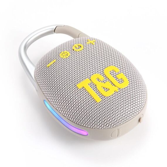 T&G TG447 Mini altoparlante portatile Bluetooth per sport all'aria aperta (grigio)