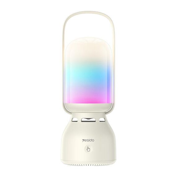 Altoparlante Bluetooth wireless con luce LED per esterni Yesido YSW26 (beige)