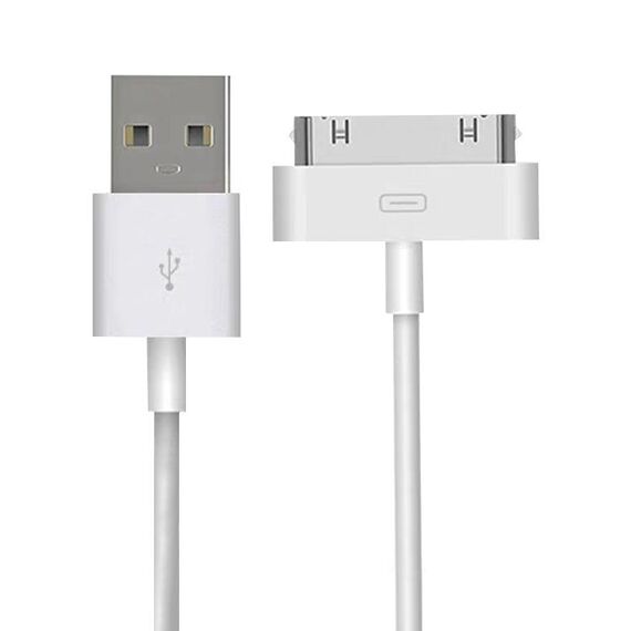Cavo di sincronizzazione dati da 3 m a 30 pin per iPhone / iPad, lunghezza: 3 m (bianco)