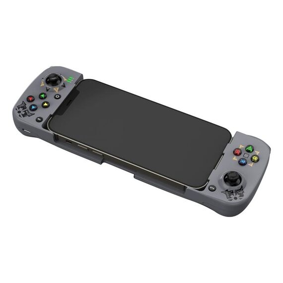 Controller di gioco telescopico BT 5.0 D3 per telefono cellulare Android IOS (grigio)