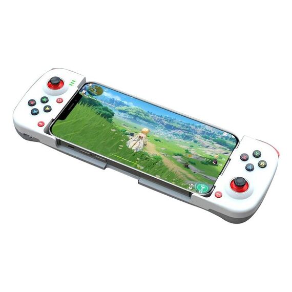 Controller di gioco telescopico BT 5.0 D3 per telefono cellulare Android IOS (bianco)
