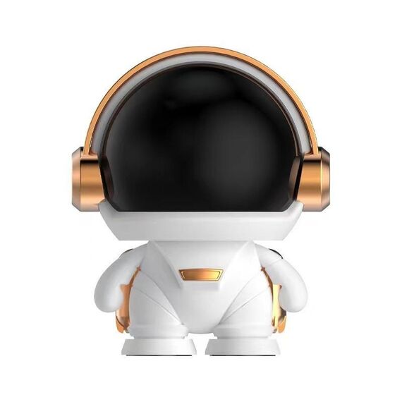 Altoparlante Bluetooth subwoofer intelligente portatile mini astronauta, colore: platino
