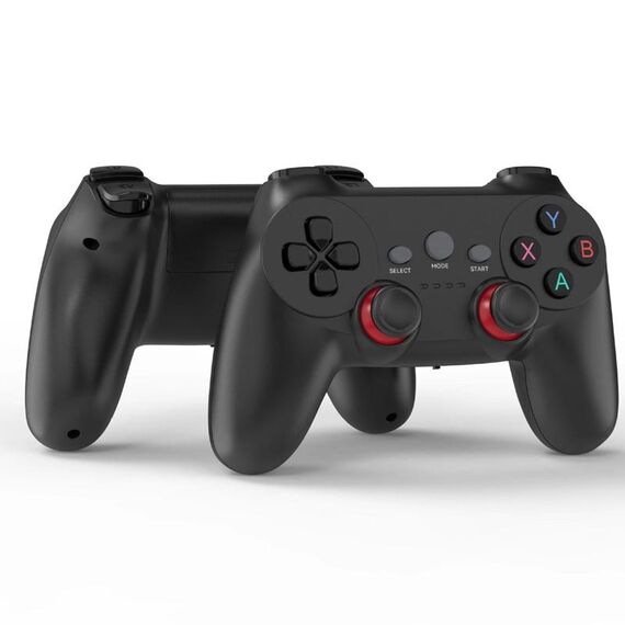 Controller di gioco wireless 2.4G One-to-two per PC / Android / TV Box (nero)