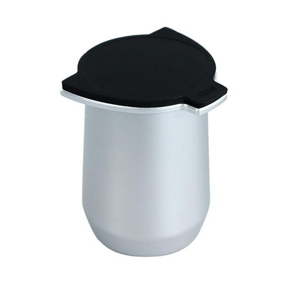 Maniglia per macchina da caffè, tazza dosatrice, alimentatore per caffè in polvere con copertura in silicone per Breville serie 8 (argento)