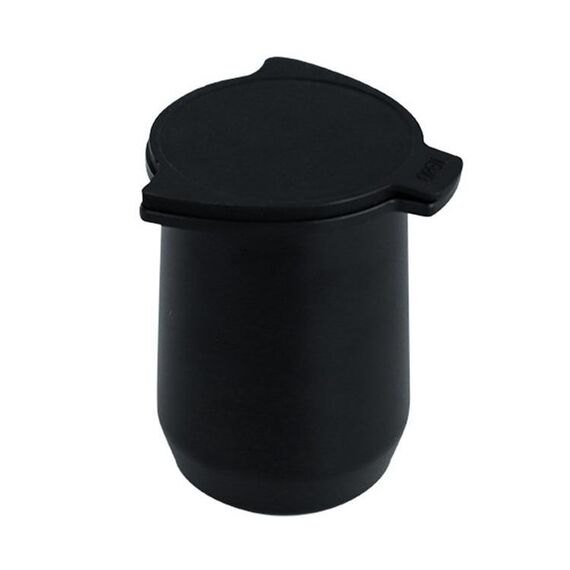 Maniglia per macchina da caffè, tazza dosatrice, alimentatore per caffè in polvere con copertura in silicone per Breville serie 8 (nero)