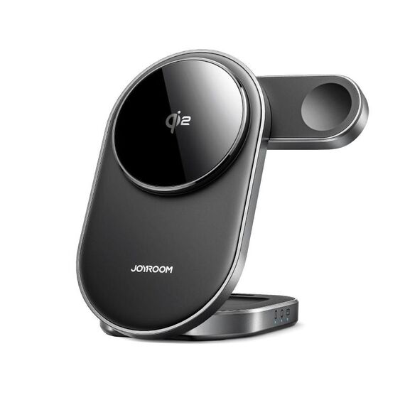 JOYROOM JR-W17 Caricabatterie wireless magnetico Qi2 3 in 1 (nero)