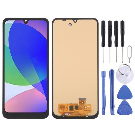 Schermo LCD OLED da 6,46 pollici con digitalizzatore per Samsung Galaxy F16 SM-E166P, montaggio completo