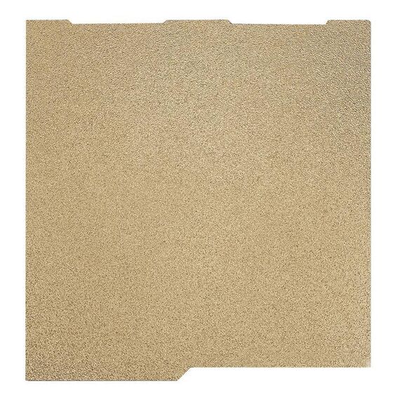 Piastra di stampa per stampante 3D in lamiera di acciaio elastica per ANYCUBIC 268x256 mm, stile: rivestimento oro/PEI