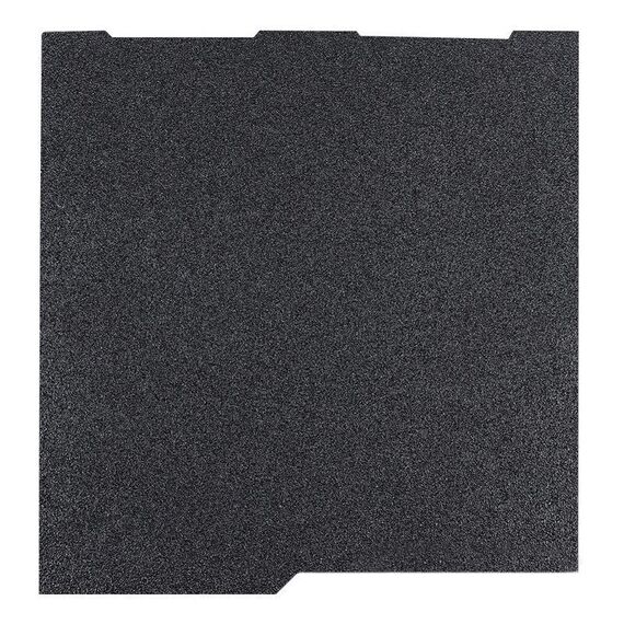 Piastra di stampa per stampante 3D in lamiera di acciaio elastica per ANYCUBIC 268x256 mm, stile: nero / rivestimento PEI
