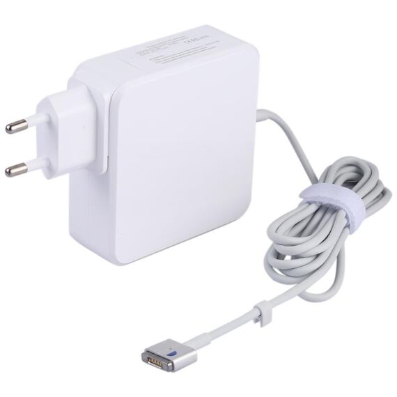 Caricabatterie portatile con adattatore di alimentazione CA da 85 W con cavo di ricarica da 1,8 m, spina europea (bianco)