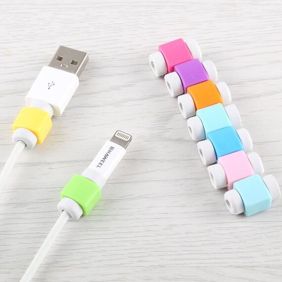 Filo per cuffie Cavo dati Coperchio di protezione Avvolgicavo Avvolgicavo Organizer, consegna a colori casuali