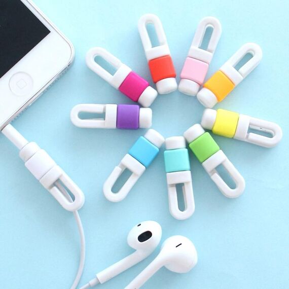 Auricolare Cuffia Cavo Linea Coperchio protettivo Avvolgicavo Avvolgicavo Organizer, consegna colore casuale
