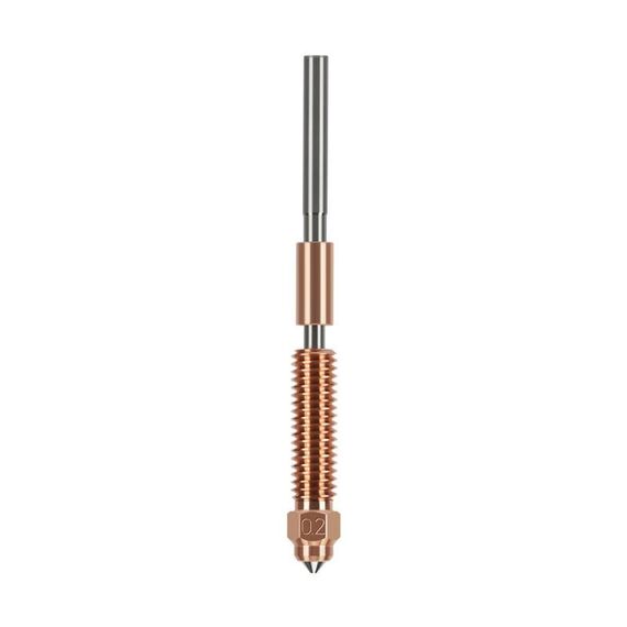 Ugello in rame e zirconio cromato tutto in uno da 1,75/0,2 mm per stampanti 3D Creality Ender-3 V3/K1C/K1 Max