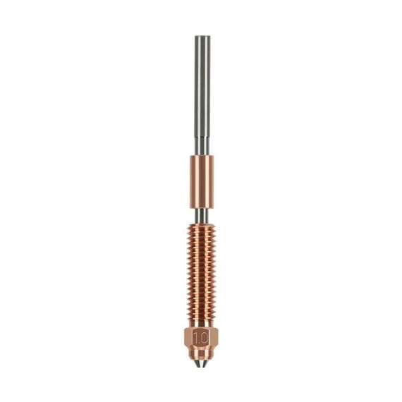 Ugello in rame e zirconio cromato tutto in uno da 1,75/1,0 mm per stampanti 3D Creality Ender-3 V3/K1C/K1 Max