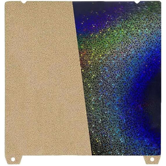 Piastra di stampa per stampante 3D in lamiera di acciaio elastica per Creality 235x235 mm, stile: rivestimento PEI + pellicola PEY