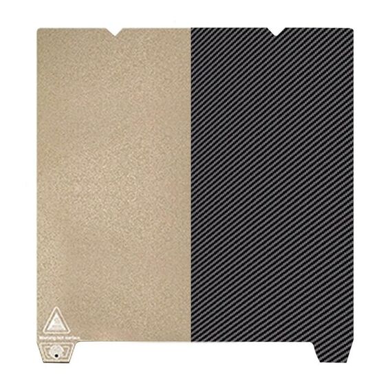 Piastra di stampa per stampante 3D in lamiera di acciaio elastica per Creality 235x235 mm, stile: rivestimento PEI + pellicola PET