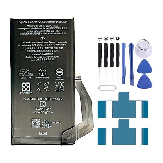 Per la sostituzione della batteria GP5JE da 4385 mAh per Google Pixel 7A
