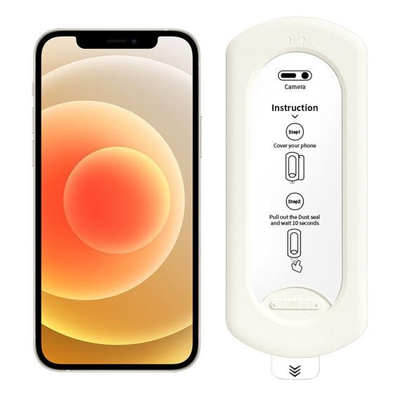Pellicola in vetro temperato HD antipolvere per iPhone 12/12 Pro, facile da installare