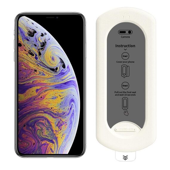 Pellicola in vetro temperato antipolvere e privacy per iPhone 11 Pro Max / XS Max, facile da installare.