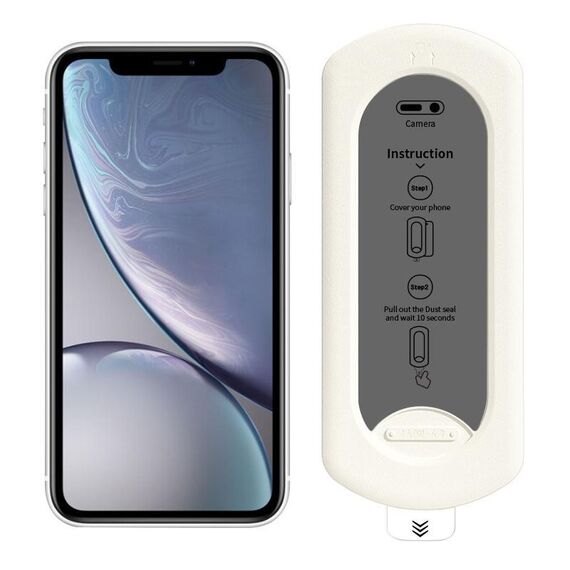 Pellicola in vetro temperato antipolvere per iPhone 11/XR, facile da installare, con protezione per la privacy