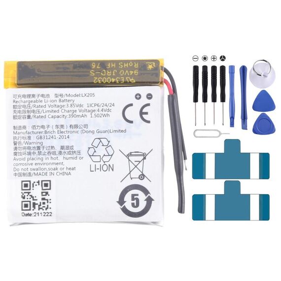 Per OPPO/Realme Watch 2 Pro LX205 RMA2006 Batteria sostitutiva da 390 mAh