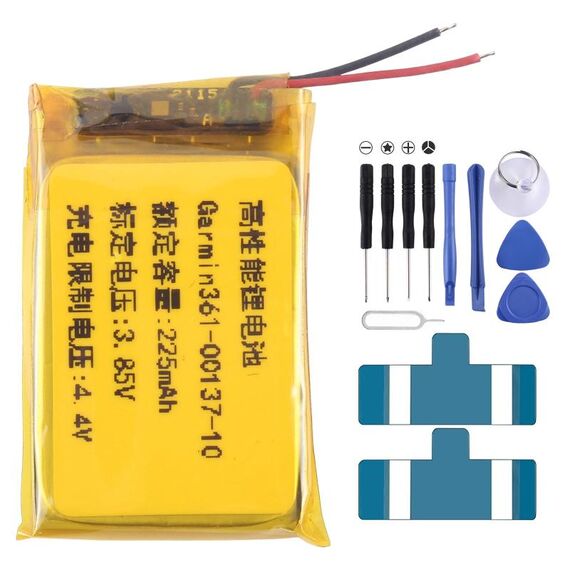 Per Garmin Venu 2S 361-00137-10 Batteria sostitutiva da 225 mAh