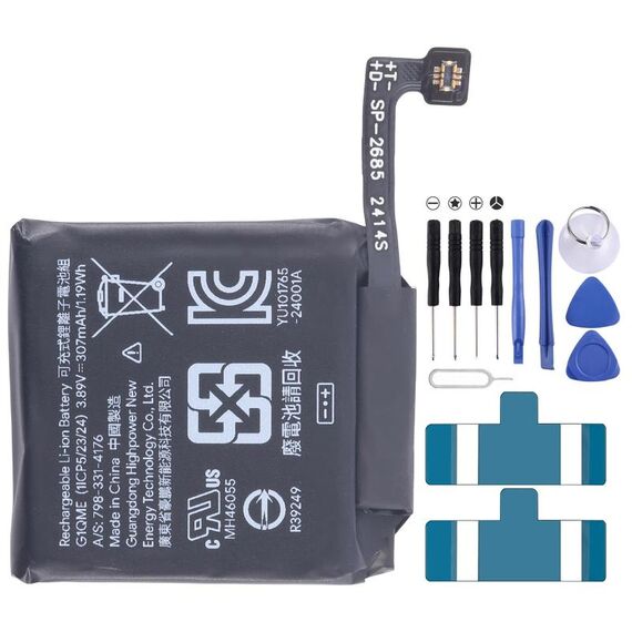 Per la sostituzione della batteria G1QME da 307 mAh per Google Pixel Watch 3 41 mm