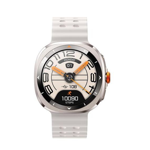 JOYROOM Venture Series JR-FV2 Smart Watch, Support Bluetooth Call / Sleep / Blood Oxygen / Heart Rate / Blood Pressure Health Monitor(White)