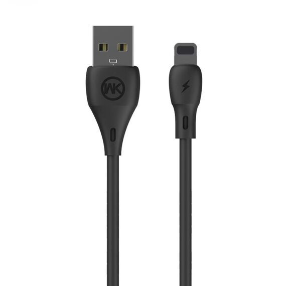 WK WDC-072 Cavo di ricarica per sincronizzazione dati da USB a 8 pin serie Full Speed ​​da 1 m 2.1A (nero)