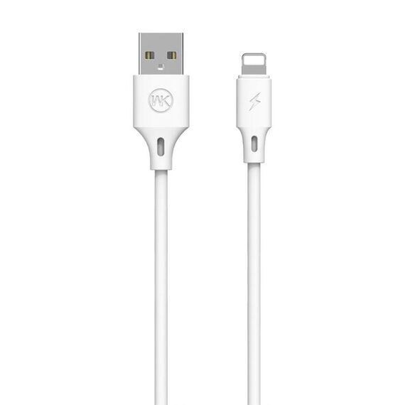 WK WDC-092 3m 2.4A Uscita massima Full Speed ​​Pro Series Cavo di ricarica per sincronizzazione dati da USB a 8 pin (bianco)