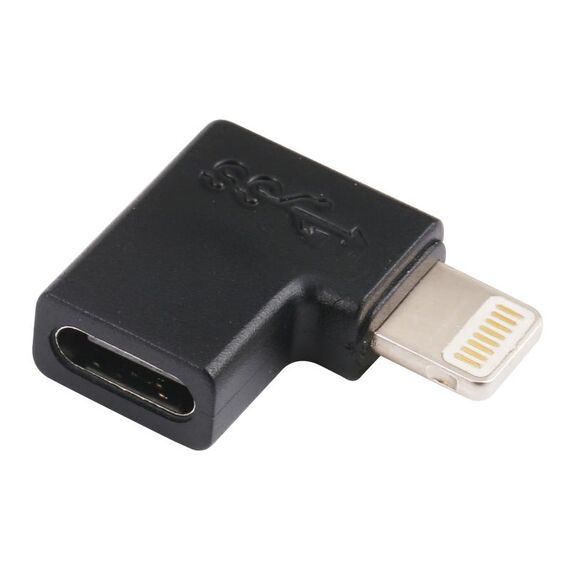 8 Pin Maschio a USB-C / Type-C Adattatore di ricarica a gomito femminile
