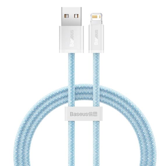 BASEUS CALD000403 Dynamic Series 2.4A USB a 8 PIN Cavo di ricarica rapido per ricarica, lunghezza del cavo: 1m (blu)