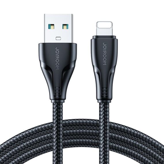 JOYROOM Cavo dati di ricarica rapida serie Surpass da USB a 8 pin da 2,4 A, lunghezza: 0,25 m (nero)