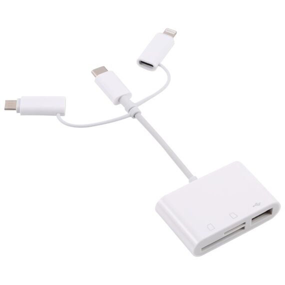 NK 103T 8 PIN + USB-C / TYPE-C + Micro USB a USB + scheda scheda SD / TF scheda SD / TF