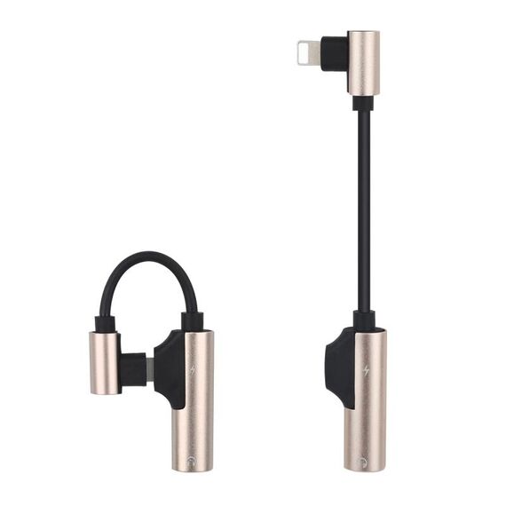 Enkay ENK-AT109 Maschio da 8 pin a doppio cavo di trasferimento dei dati dell'adattatore a 8 pin (Golden)