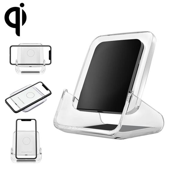 A9191 10W 3 in 1 Caricabatterie wireless verticale multifunzionale (nero)