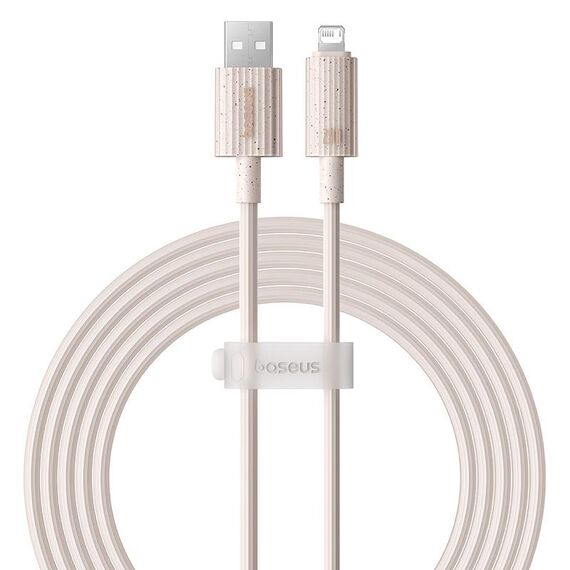 Cavo dati di ricarica rapida Baseus da USB a 8 pin, lunghezza cavo: 2 m (rosa)