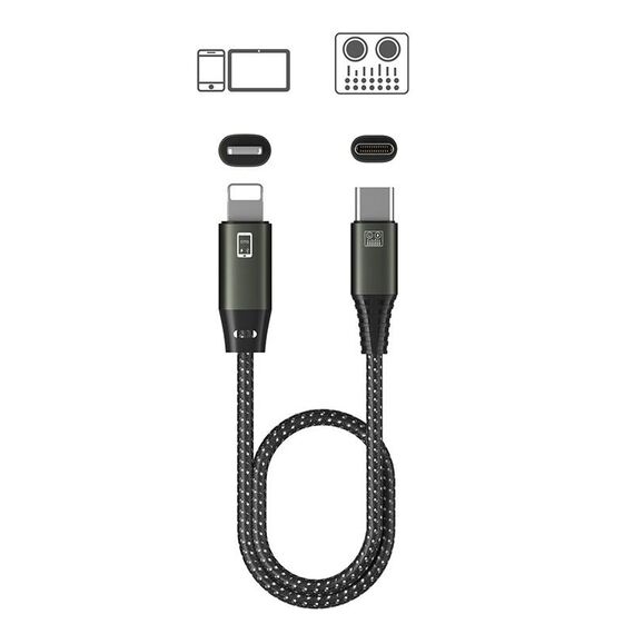 Cavo dati T25 da 8 pin a tipo C/USB-C Live OTG per scheda audio Ricarica per telefono cellulare Cavo dati per registrazione audio