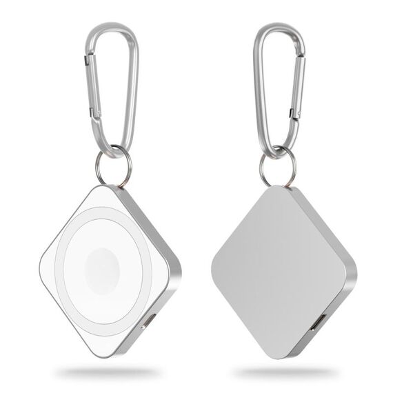 Caricabatterie wireless magnetico 3 in 1 da 15 W per Airpods del telefono cellulare IWatch (Argento)