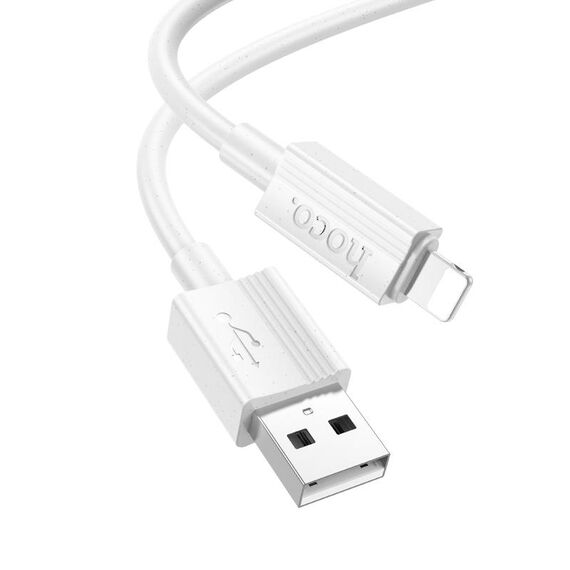 hoco X107 Cavo dati di ricarica USB a 8 pin Favor 2.4A, lunghezza: 1 m (bianco)
