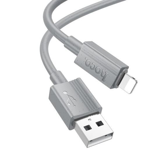 hoco X107 USB a 8 pin Favor 2.4A Cavo dati di ricarica, lunghezza: 1 m (grigio)